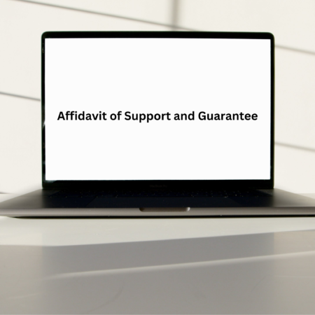 Affidavit of Support and Guarantee