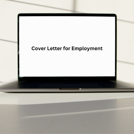 Cover Letter for Employment